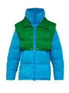 Matchesfashion.com Calvin Klein 205w39nyc - Detachable Gilet Down Filled Coat - Mens - Blue Multi
