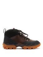 Matchesfashion.com Moncler - Hektor Lace Up Leather Boots - Mens - Brown