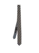 Matchesfashion.com Etro - Striped Woven Silk Tie - Mens - Navy Multi