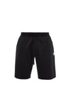 Reigning Champ - Logo-patch Cotton-terry Shorts - Mens - Black