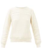 Matchesfashion.com A.p.c. - Colombe Cotton-blend Sweater - Womens - Ivory
