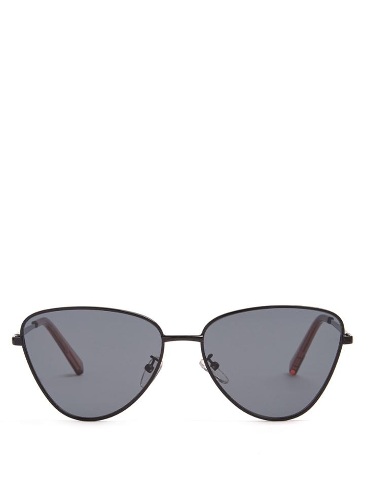 Le Specs Echo Metal Sunglasses