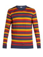 Loewe Logo-intarsia Striped Sweater