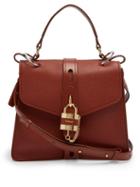Matchesfashion.com Chlo - Aby Small Leather Shoulder Bag - Womens - Dark Brown