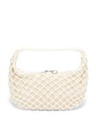 Matchesfashion.com Staud - Luna Crocheted Faux-leather Shoulder Bag - Womens - White