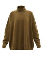 Petar Petrov - Elek Cashmere Roll-neck Sweater - Womens - Green