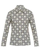 Matchesfashion.com Maison Margiela - Geometric Print Cotton Shirt - Mens - Multi