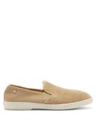 Matchesfashion.com Rivieras - Sultan Des Plages Suede Loafers - Mens - Light Beige