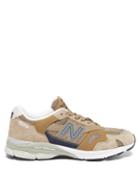 New Balance - Made In Uk 920 Nubuck And Mesh Trainers - Mens - Brown Multi