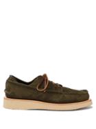 Yuketen - Maine Suede Derby Shoes - Mens - Olive Green