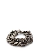 Matchesfashion.com Ann Demeulemeester - Chunky Chain Sterling Silver Bracelet - Mens - Silver