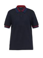 Matchesfashion.com Joseph - Striped Cotton Piqu Polo Shirt - Mens - Navy
