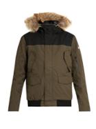 Mover Swisswool Fur-trimmed Bomber Jacket