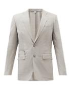 Burberry - Two-button Wool Suit Jacket - Mens - Grey