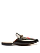 Gucci Sword And Tiger-embellished Backless Loafers