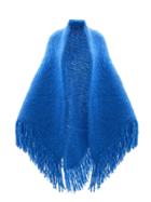 Gabriela Hearst - Lauren Fringed Cashmere Wrap - Womens - Blue