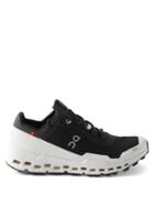 On - Cloudultra Mesh Trainers - Mens - Black White