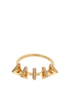Azlee Circuit Diamond & Yellow-gold Ring