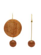 Rosantica By Michela Panero Mismatched Bamboo Drop Earrings