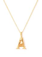 Matchesfashion.com Chlo - Initial Charm Necklace (a-m) - Womens - Gold