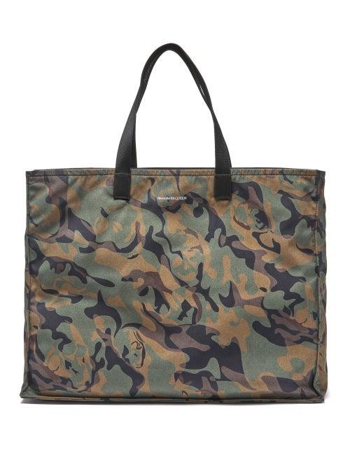 Alexander Mcqueen - Camo City Canvas Tote Bag - Mens - Multi