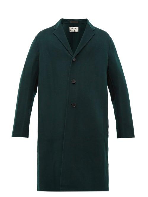 Matchesfashion.com Acne Studios - Chad Wool Overcoat - Mens - Green