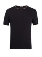 Boglioli Crew-neck Knit Cotton T-shirt
