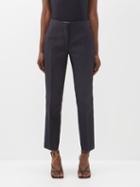 Jil Sander - Nylon-blend Gabardine Suit Trousers - Womens - Navy