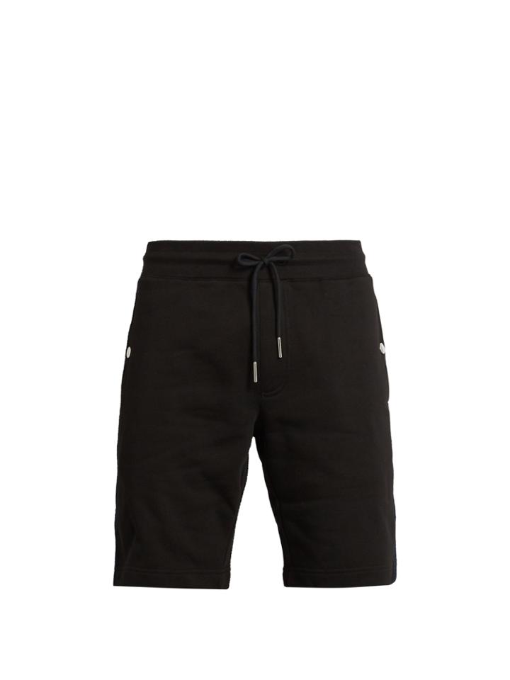 Moncler Striped-trim Cotton-jersey Shorts