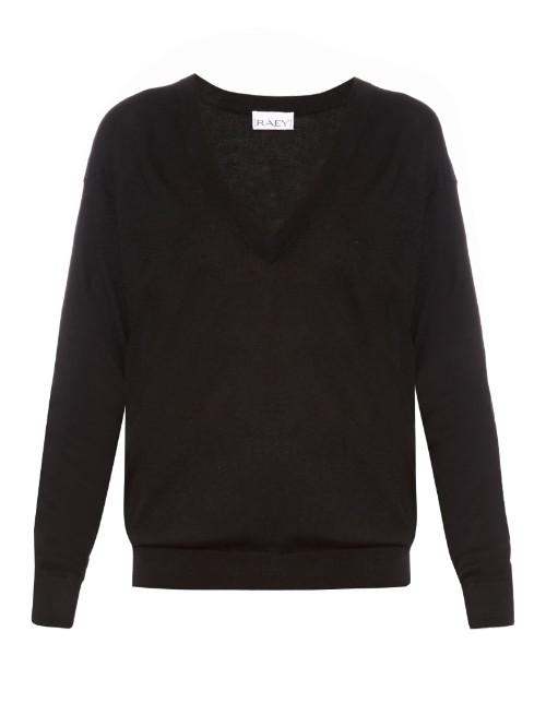 Raey V-neck Fine-knit Cashmere Sweater