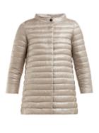 Matchesfashion.com Herno - Rosella Quilted Jacket - Womens - Silver