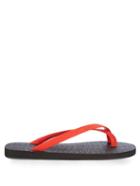 Dan Ward Bi-colour Crossover Flip Flops