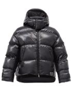 Matchesfashion.com Valentino - Hooded Padded Quilted-shell Coat - Mens - Black