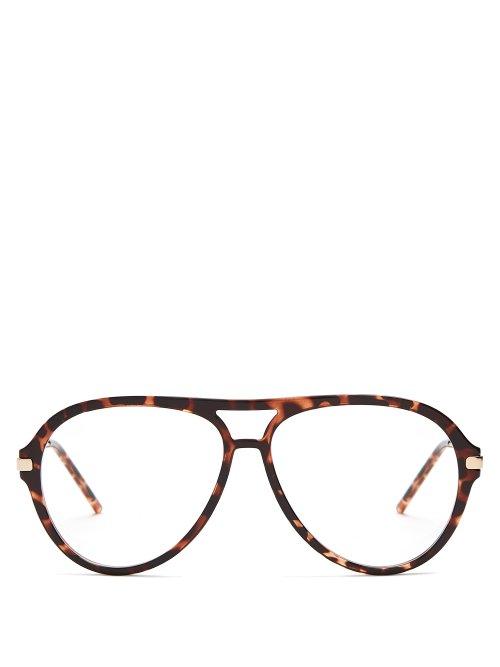 Matchesfashion.com Meeyye - Liya Tortoiseshell Glasses - Womens - Tortoiseshell