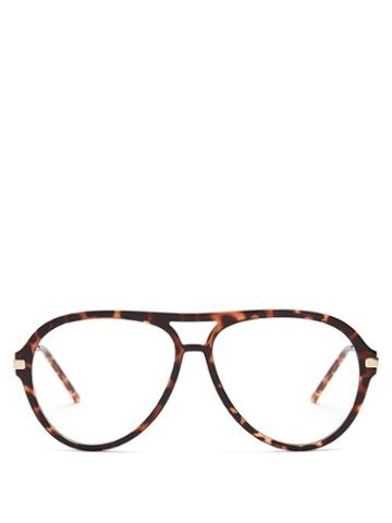 Matchesfashion.com Meeyye - Liya Tortoiseshell Glasses - Womens - Tortoiseshell