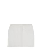Matchesfashion.com Ludovic De Saint Sernin - Silk-organza Mini Skirt - Womens - White