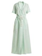 Matchesfashion.com Wiggy Kit - Drawstring Rope Maxi Dress - Womens - Green