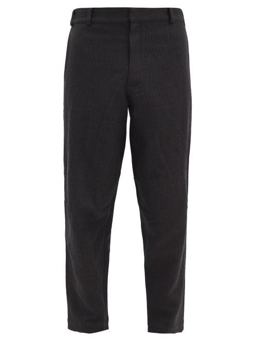 Matchesfashion.com Toogood - The Engineer Virgin Wool-blend Tapered Trousers - Mens - Grey
