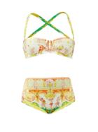 Matchesfashion.com Etro - Mondello Scarf-print Bikini - Womens - Multi