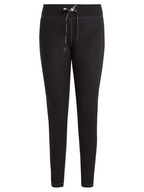 Matchesfashion.com The Upside - High Waisted Yoga Leggings - Womens - Black Blue