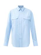 Matchesfashion.com Wardrobe. Nyc - Release 03 Oversized Cotton-poplin Shirt - Womens - Light Blue