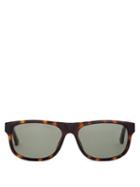 Matchesfashion.com Gucci - Square Tortoiseshell-acetate Sunglasses - Mens - Black