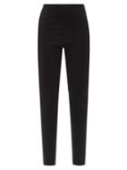 Raey - Cotton-blend Knitted Legging - Womens - Black