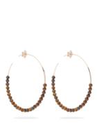 Diane Kordas Diamond & 18kt Rose-gold Hoop Earrings