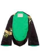 Matchesfashion.com By Walid - Fatma Embroidered Chinese Silk Kimono - Womens - Green Multi