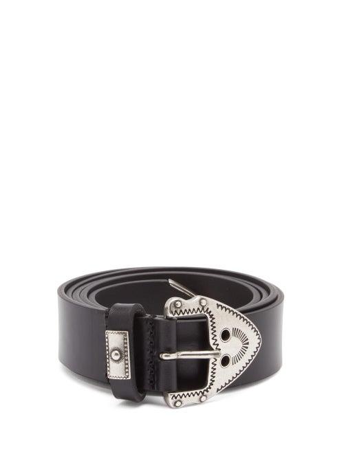 Matchesfashion.com Isabel Marant - Newi Western-buckle Leather Belt - Mens - Black