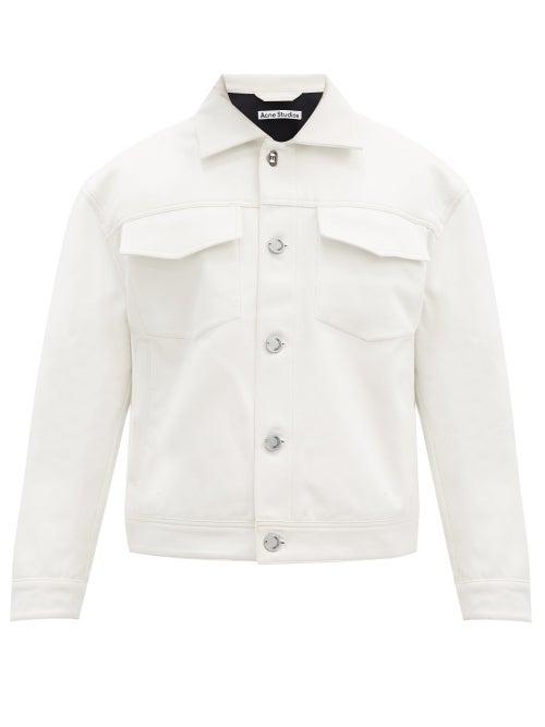 Matchesfashion.com Acne Studios - Magnite Cotton-twill Jacket - Mens - Cream