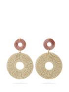 Matchesfashion.com Lizzie Fortunato - Soleil Gold Plated Mother Of Pearl Drop Earrings - Womens - White