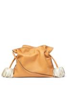 Matchesfashion.com Loewe - Flamenco Tasselled Leather Clutch Bag - Womens - Tan Multi