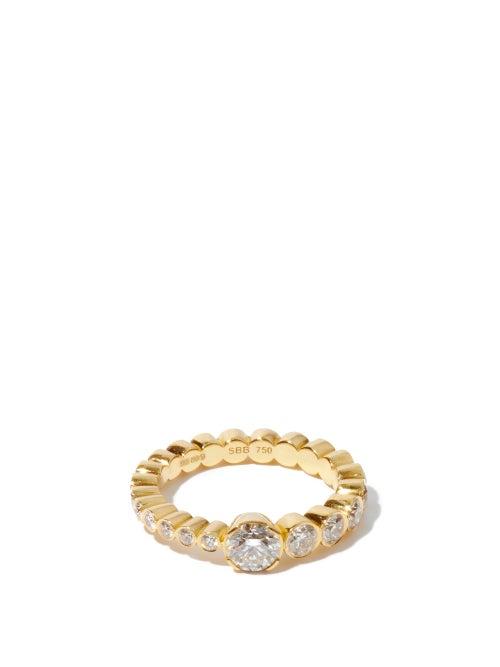 Matchesfashion.com Sophie Bille Brahe - Ensemble Diamond & 18kt Gold Ring - Womens - Yellow Gold